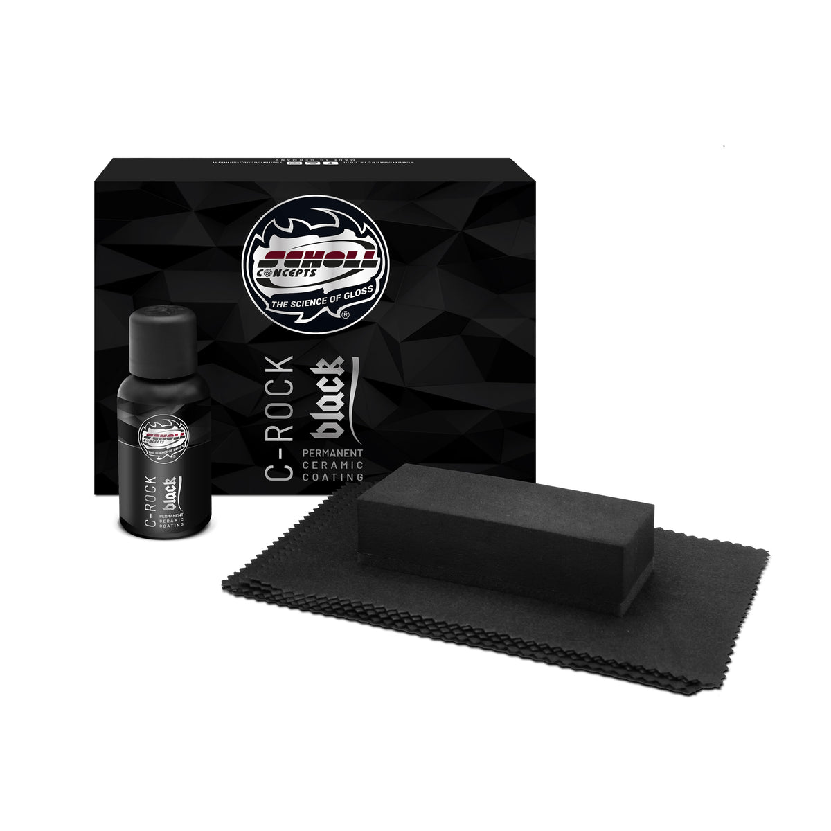 SCHOLL Concepts C-ROCK BLACK Permanent Ceramic Coating Bundle