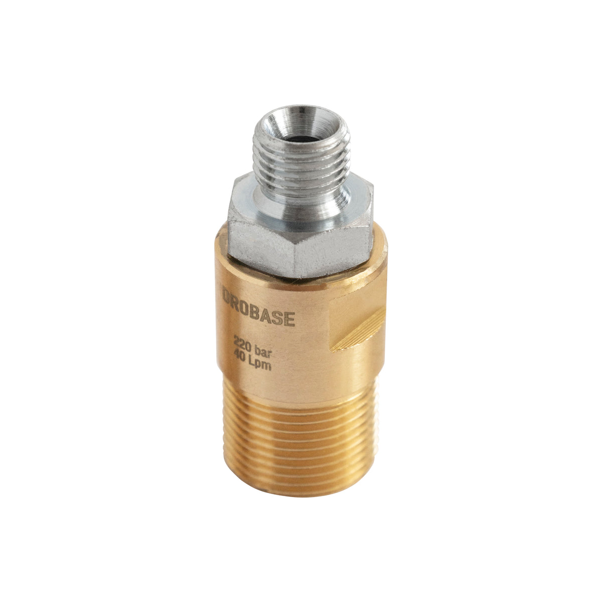 IDROBASE Nipplo in ottone M22x1,5 M Ø14 Lungo - G1/4" M
