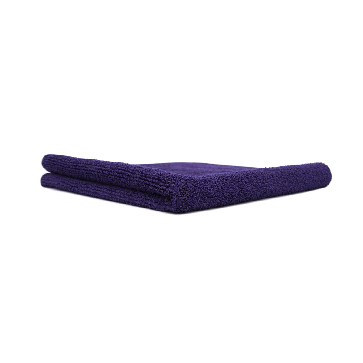 Panno in microfibra blu navy piegato, perfetto per una pulizia delicata e priva di graffi sulle superfici dell'auto.