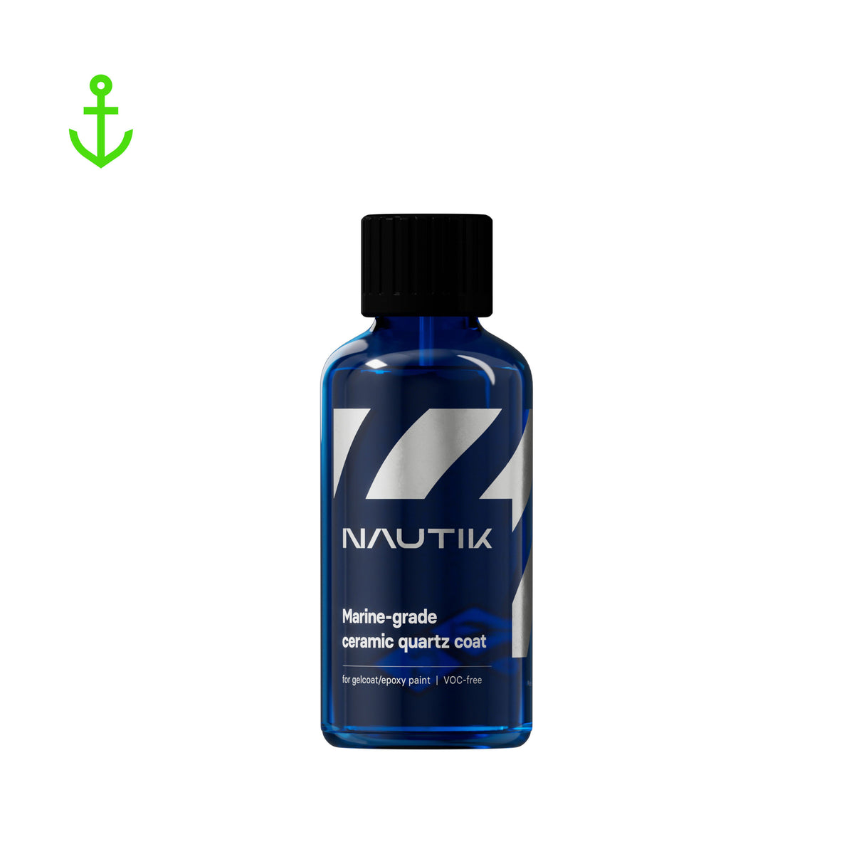 CARPRO Nautik Marine Coat, flacone blu di rivestimento ceramico protettivo per imbarcazioni, ideale per proteggere contro agenti atmosferici e corrosione.