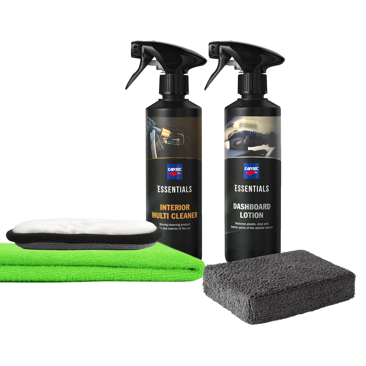 Kit Pulizia Interni Auto, ideale per mantenere l'interno della tua auto fresco e pulito.