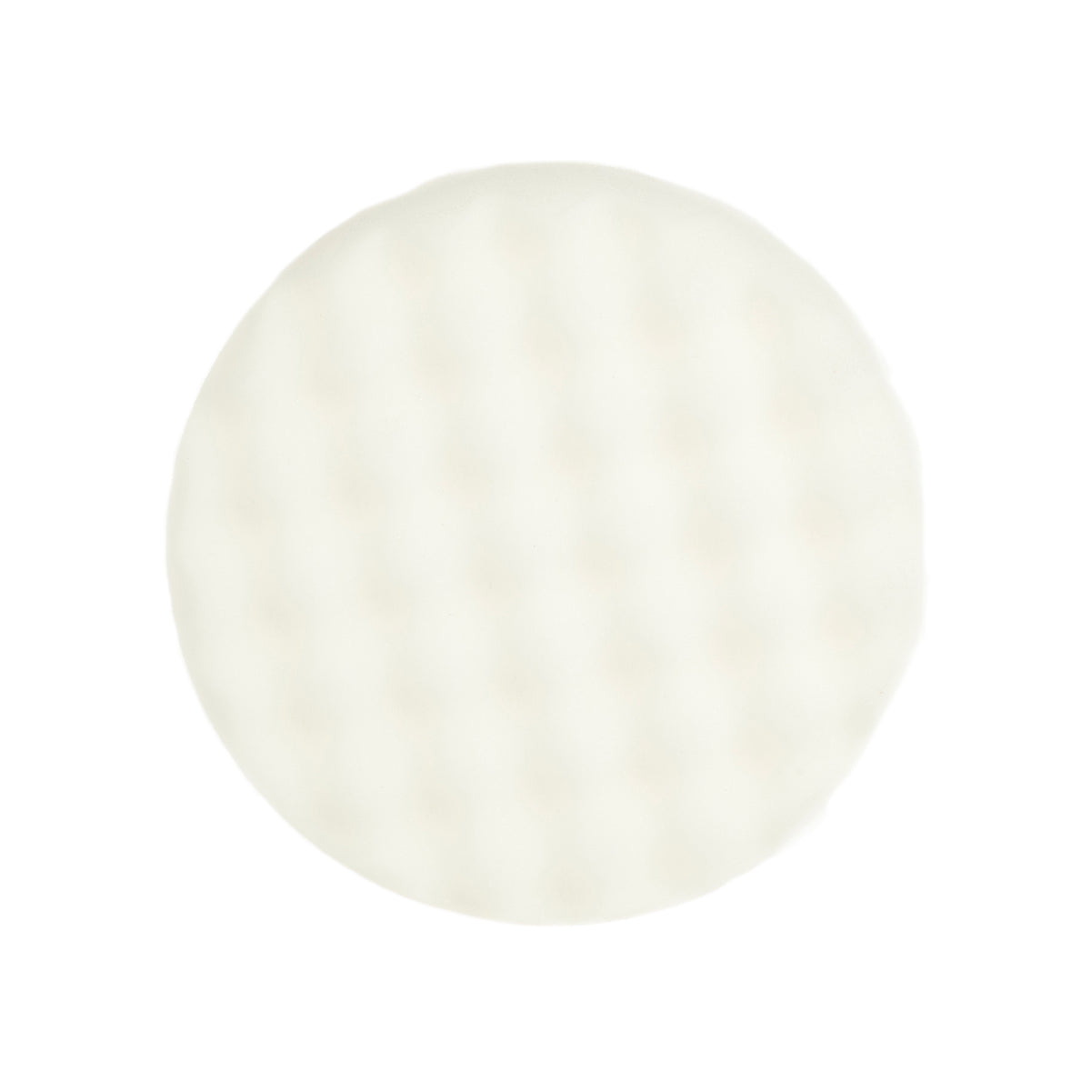 Tampone di lucidatura CARTEC bianco soft per lucidatrice rotativa, ideale per una finitura delicata e uniforme.