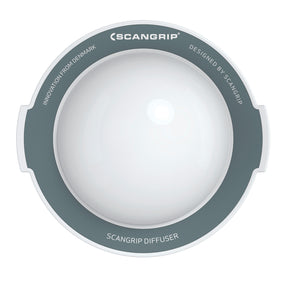Diffusore Scangrip per lampada Multimatch, che assicura una luce uniforme e ridotta riflessione durante il detailing.