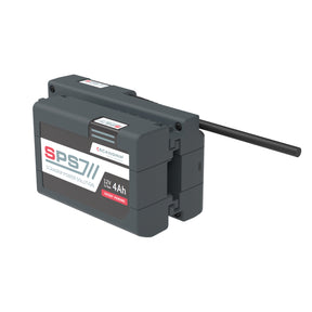 Batteria Scangrip SPS 4Ah per alimentazione continua e affidabile delle lampade da lavoo con caricabatterie 