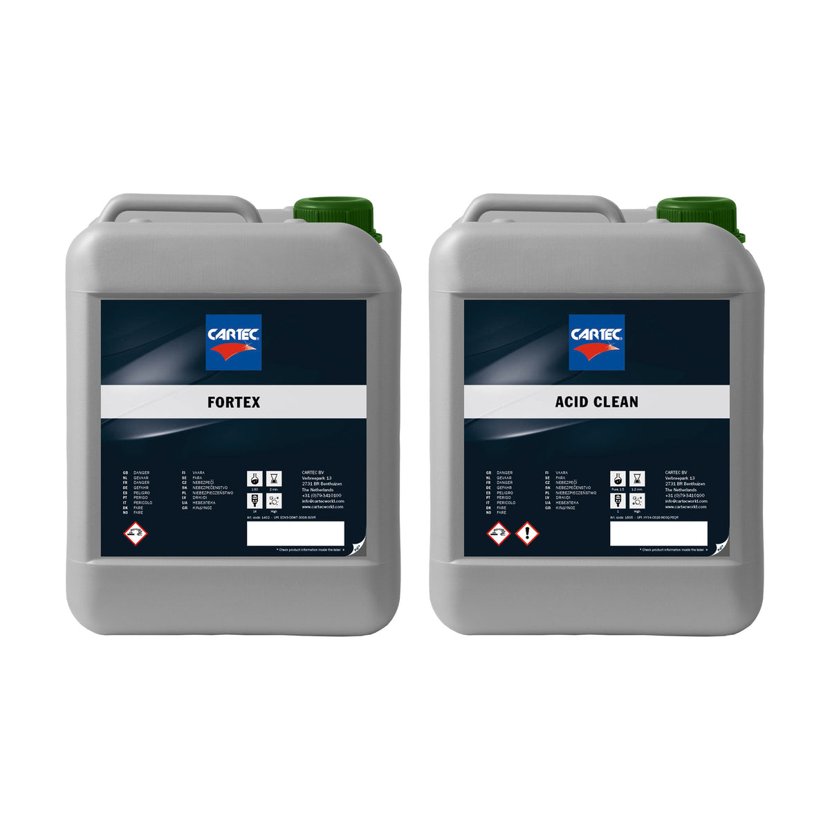 Kit CARTEC Power Wheel Touchless per pulizia cerchi senza contatto