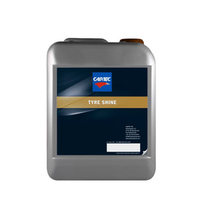 tanica di CARTEC Tyre Shine per rendere i pneumatici brillanti e protetti.