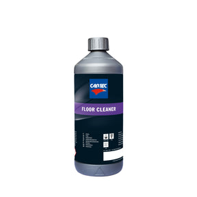 Bottiglia di detergente per pavimenti CARTEC Floor Cleaner su sfondo bianco.