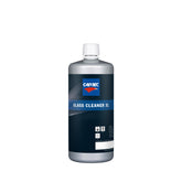 Bottiglia di detergente per vetri CARTEC Glass Cleaner XL con liquido blu e tappo blu.