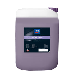 Tanica di detergente CARTEC Motor Fresh Silicon Free per la pulizia del vano motore senza siliconi.