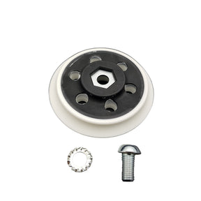 Platorello 75mm per lucidatrice rotorbitale EX603, perfetto per lucidature precise in spazi ristretti.