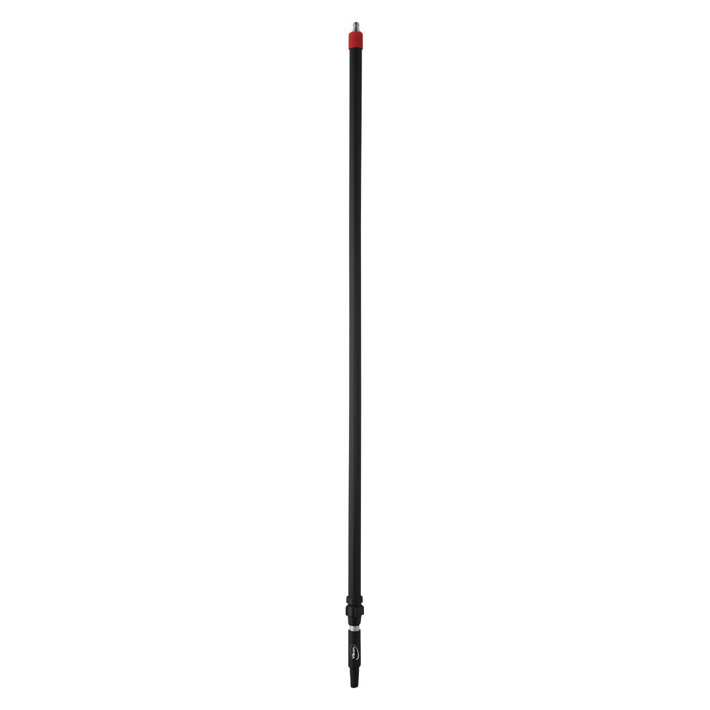  Manico telescopico in alluminio VIKAN con passaggio acqua integrato per pulizia professionale.