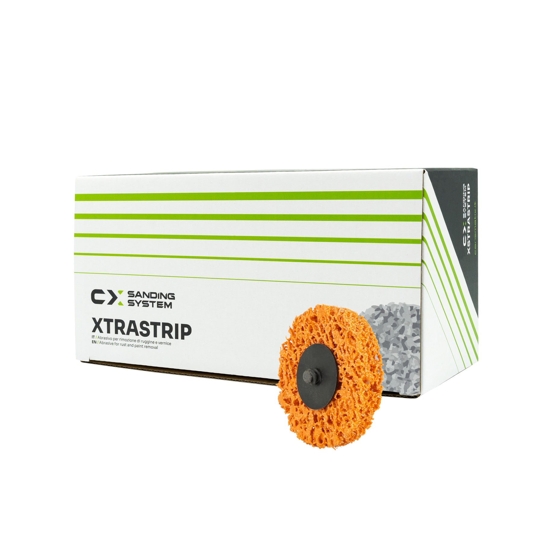 CARISMATIX XTRASTRIP – Arancio Ceramic / Ø3" / 75mm / Scatola (20pz)