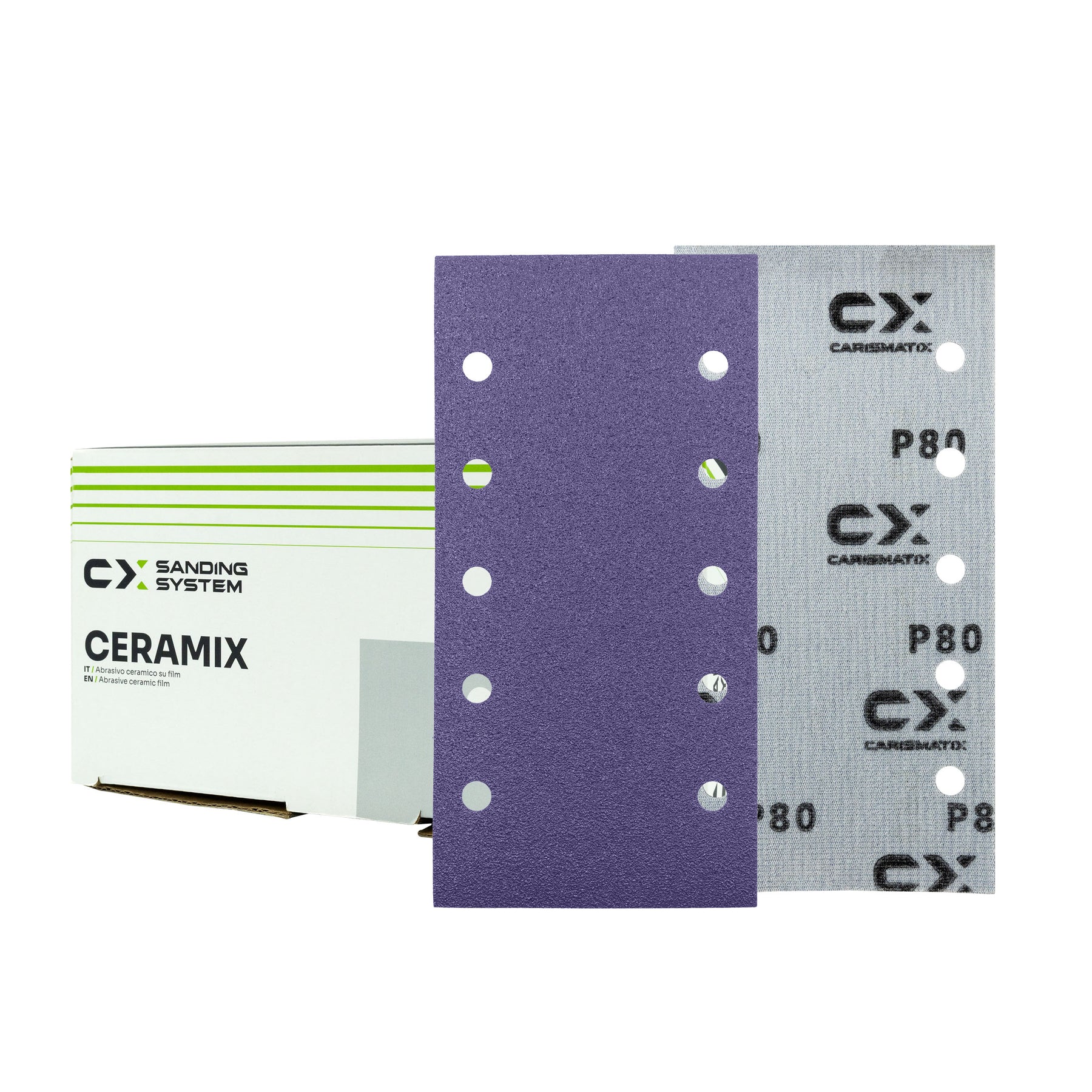 CARISMATIX CERAMIX Sheets – P80 / Scatola (50pz)