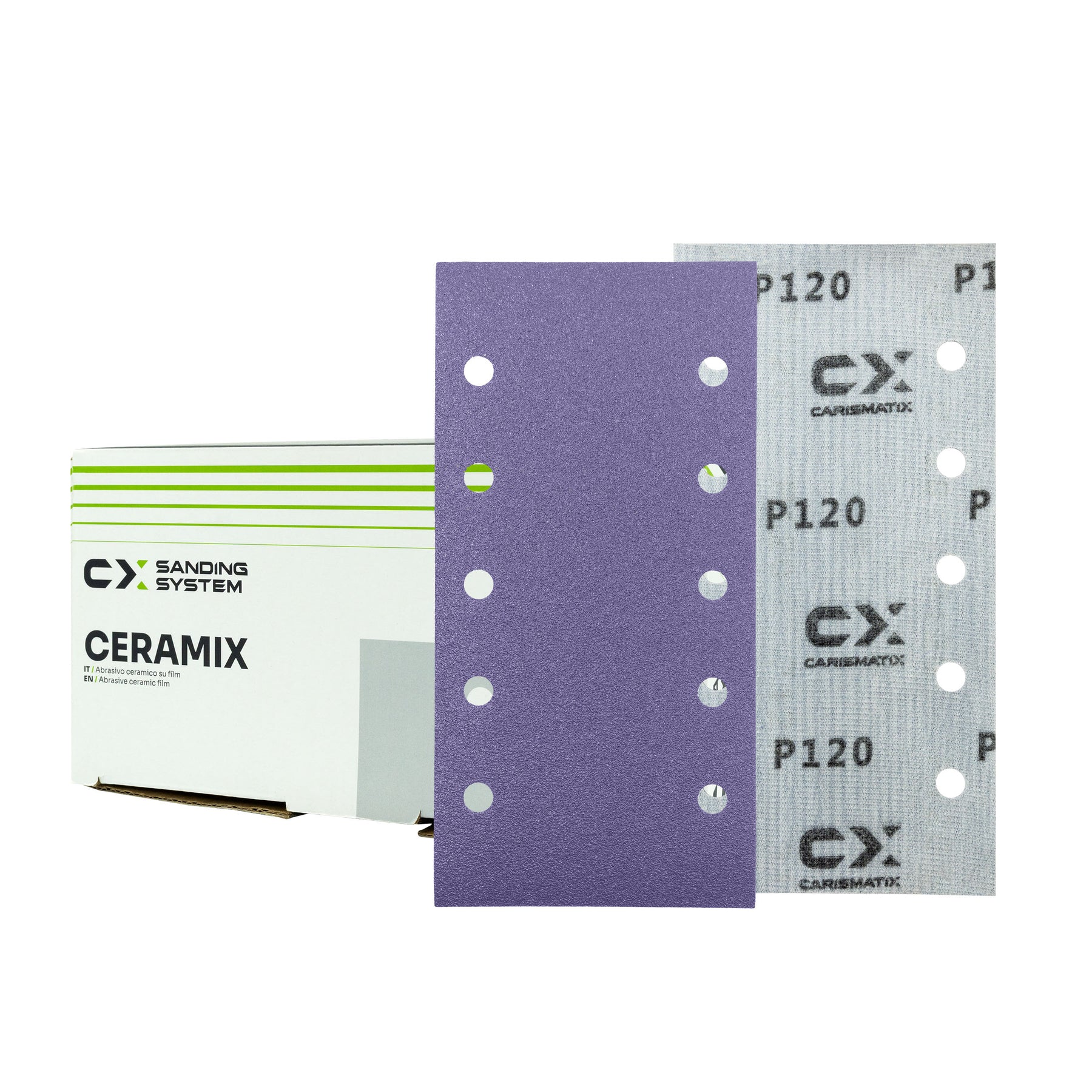 CARISMATIX CERAMIX Sheets – P120 / Scatola (50pz)