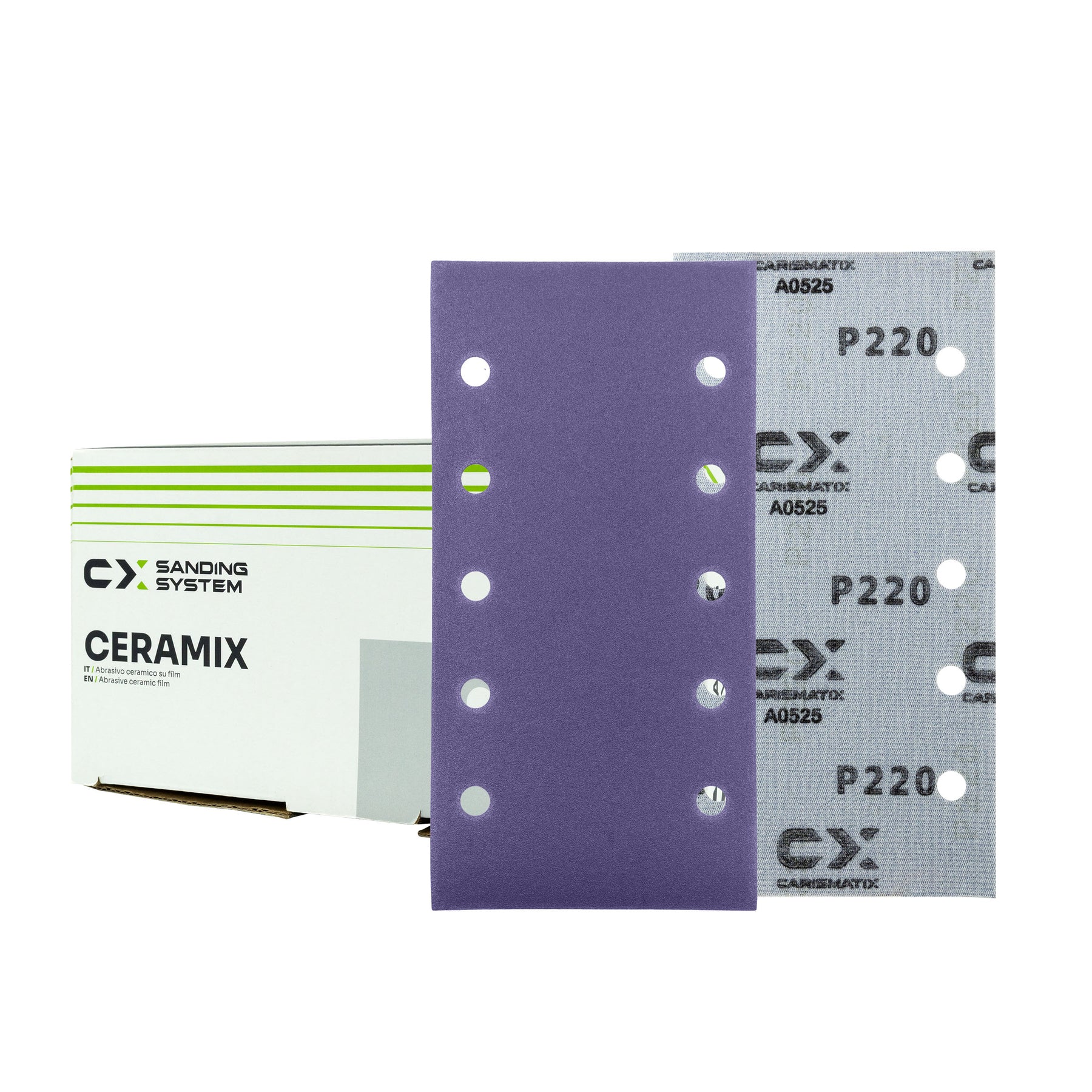 CARISMATIX CERAMIX Sheets – P220 / Scatola (50pz)