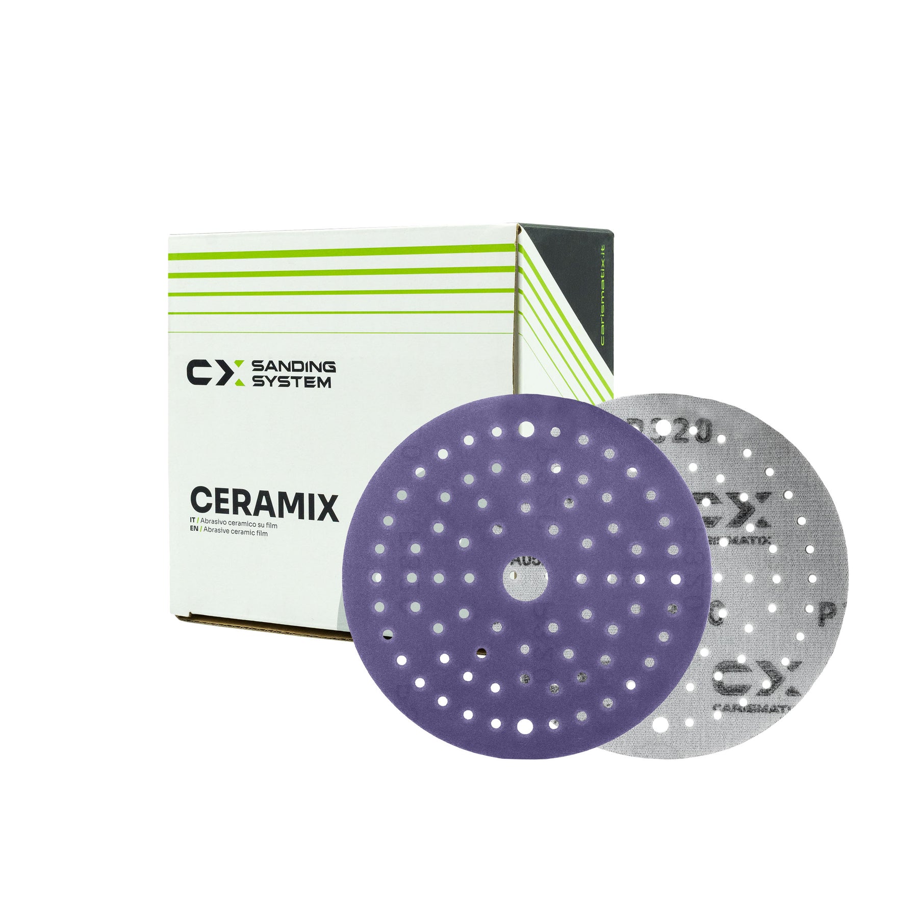 CARISMATIX CERAMIX Disc – P320 / Ø6" / 150mm / 1 Scatola (50pz)