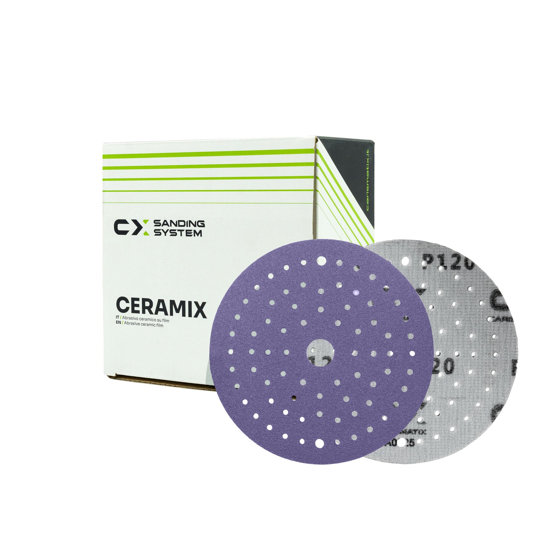 CARISMATIX CERAMIX Disc – P120 / Ø6" / 150mm / 1 Scatola (50pz)