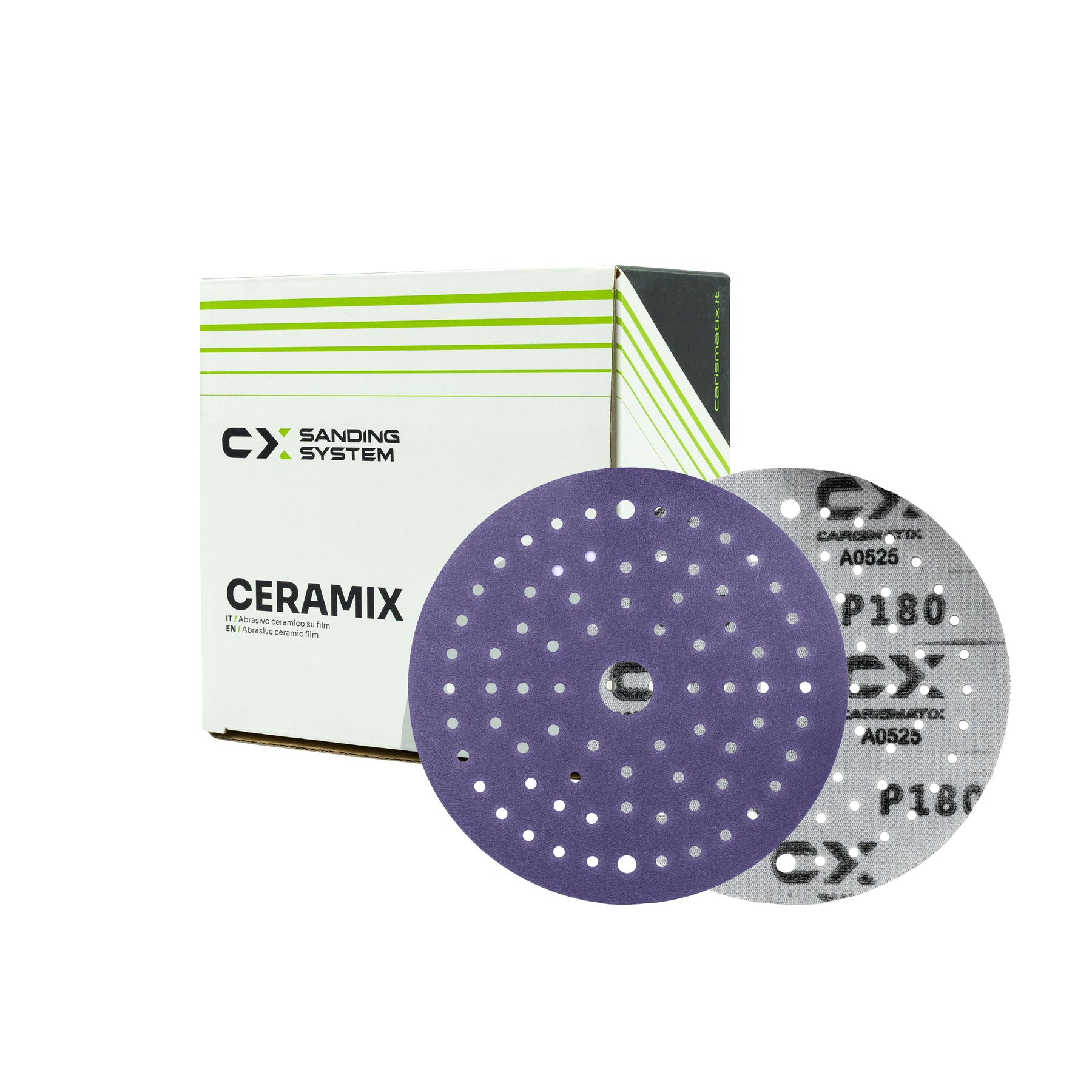 CARISMATIX CERAMIX Disc – P180 / Ø6" / 150mm / 1 Scatola (50pz)