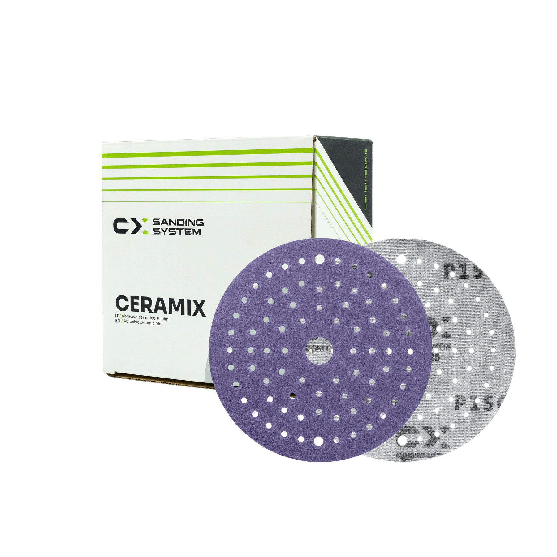CARISMATIX CERAMIX Disc – P150 / Ø6" / 150mm / 1 Scatola (50pz)