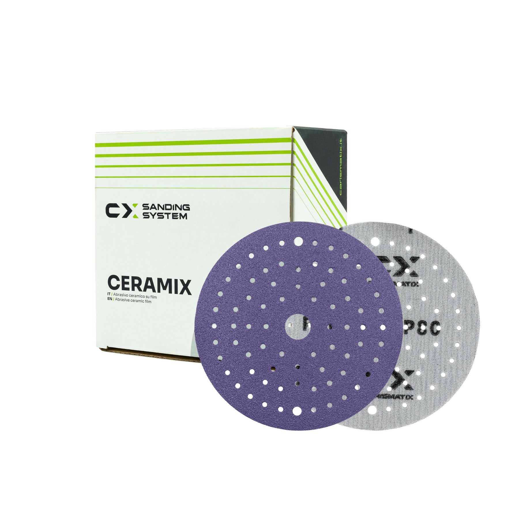CARISMATIX CERAMIX Disc – P80 / Ø6" / 150mm / 1 Scatola (50pz)