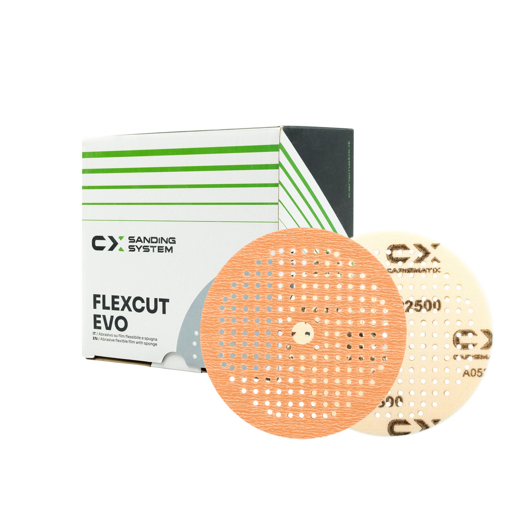 CARISMATIX FLEXCUT EVO – P2500 / Ø6" / 150mm / Scatola (25pz)