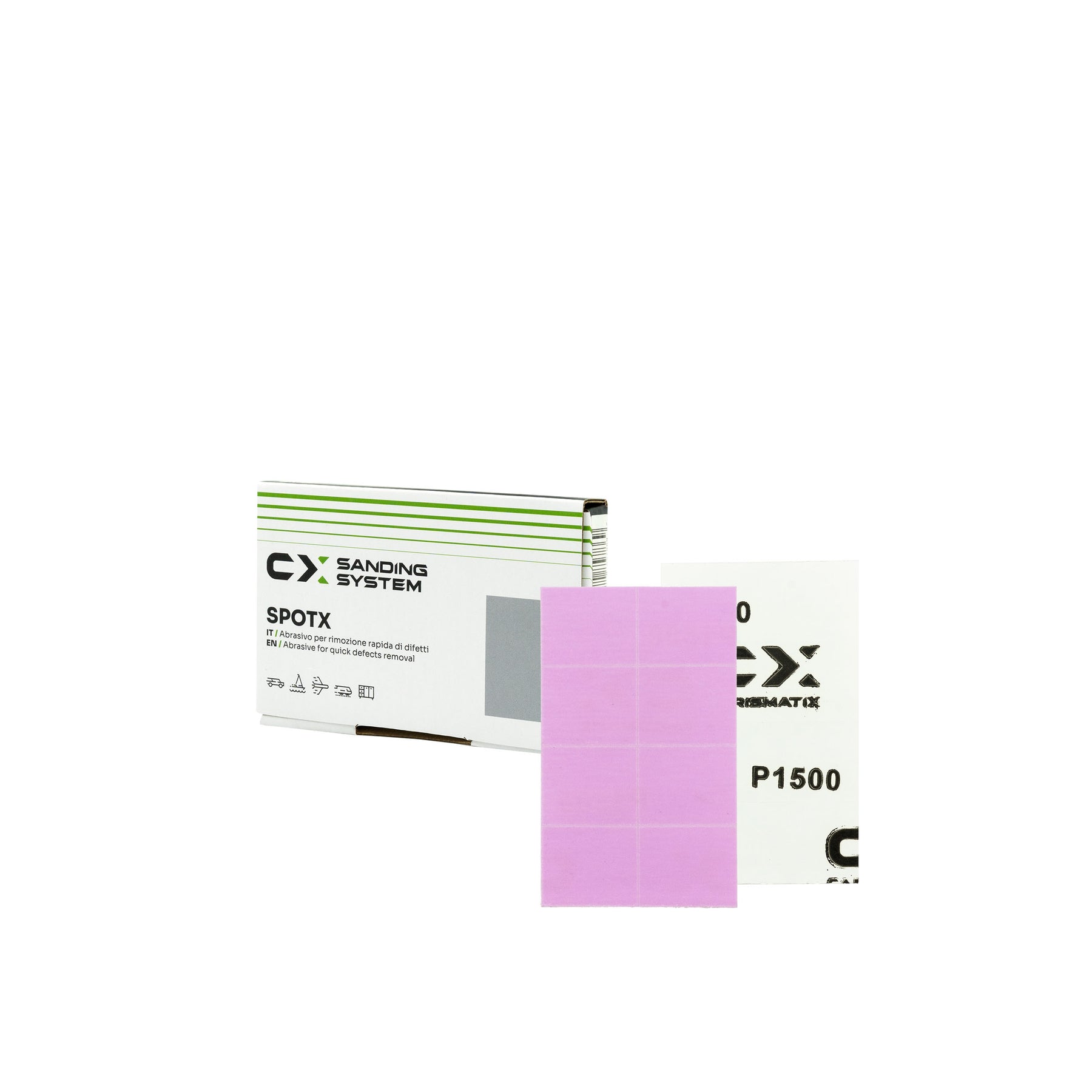CARISMATIX SPOTX Square – P1500 / Scatola (25 fogli)