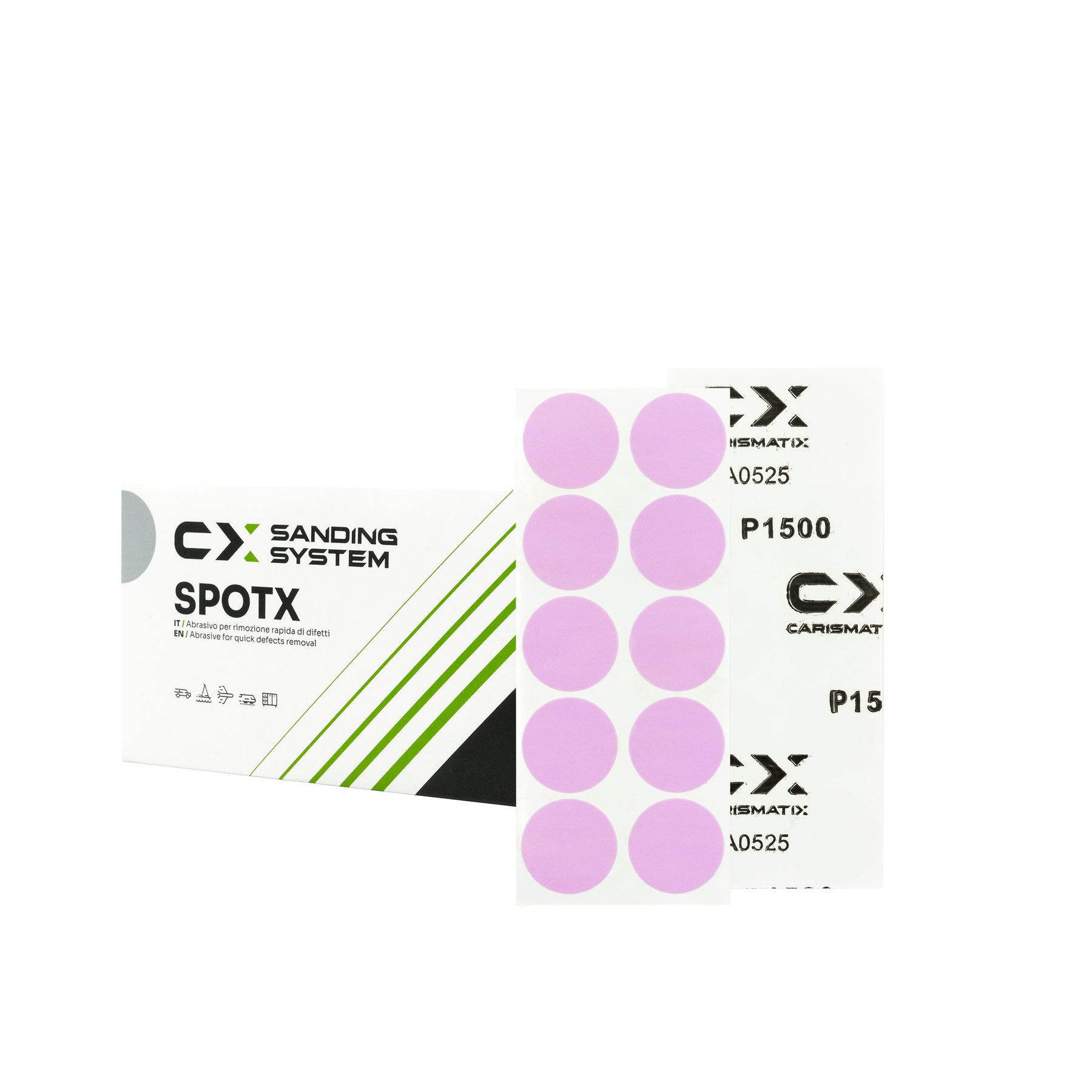 CARISMATIX SPOTX Disc – P1500 / Scatola (10 fogli)