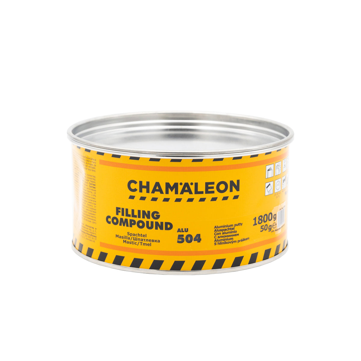 Chamaleon Aluminium Putty, stucco in alluminio per riparazioni resistenti su superfici metalliche.