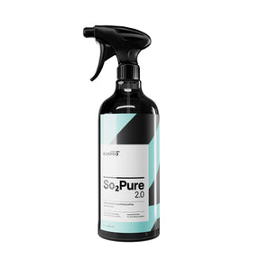 Bottiglia spray di CARPRO So2Pure 2.0 purificatore d'aria con etichetta bianca e verde, su sfondo bianco.
