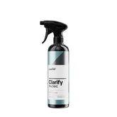 Flacone di detergente per vetri CARPRO Clarify PH2OBIC  con spruzzatore nero.