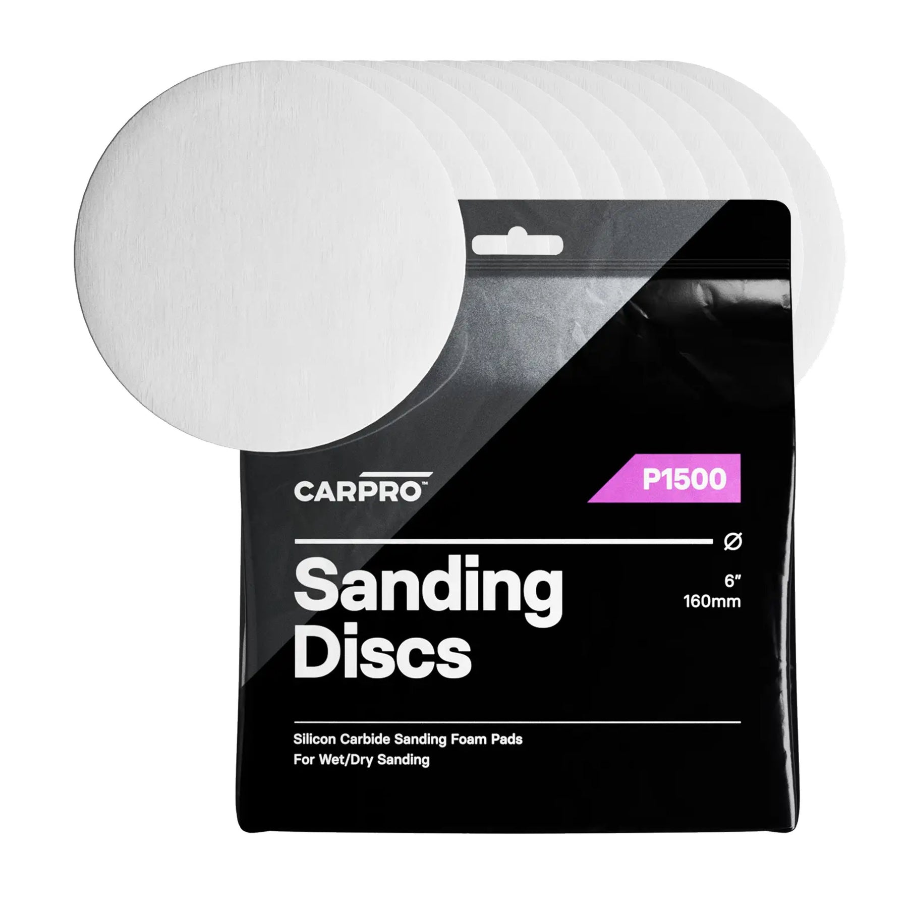 CARPRO Sanding Disc – P1500 / Ø6" / 160mm / Scatola (10pz)