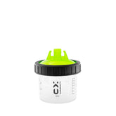 Tazza CARISMATIX Paint Spray Cup da 200ml con coperchio verde e scala graduata per miscelazione vernici