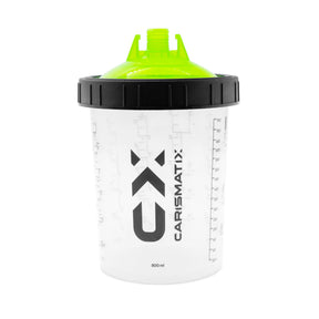 Tazza CARISMATIX Paint Spray Cup da 800ml con scala graduata e tappo a vite per miscelazione vernici ad alto volume