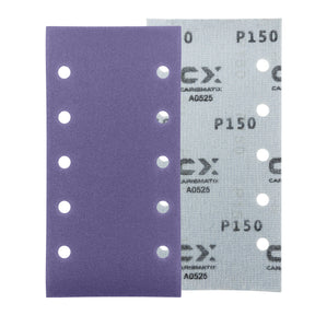 Fronte e retro dei fogli abrasivi CARISMATIX CERAMIX grana P150