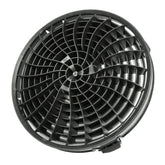 Griglia Dirt Lock nera con design a spirale, ideale per mantenere l'acqua pulita e proteggere la carrozzeria dai graffi durante il lavaggio dell'auto.