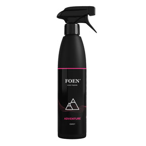  Bottiglia di FOEN Adventure Profumo Spray, ideale per deodorare e rinfrescare l'interno dell'auto con una fragranza unica e duratura.