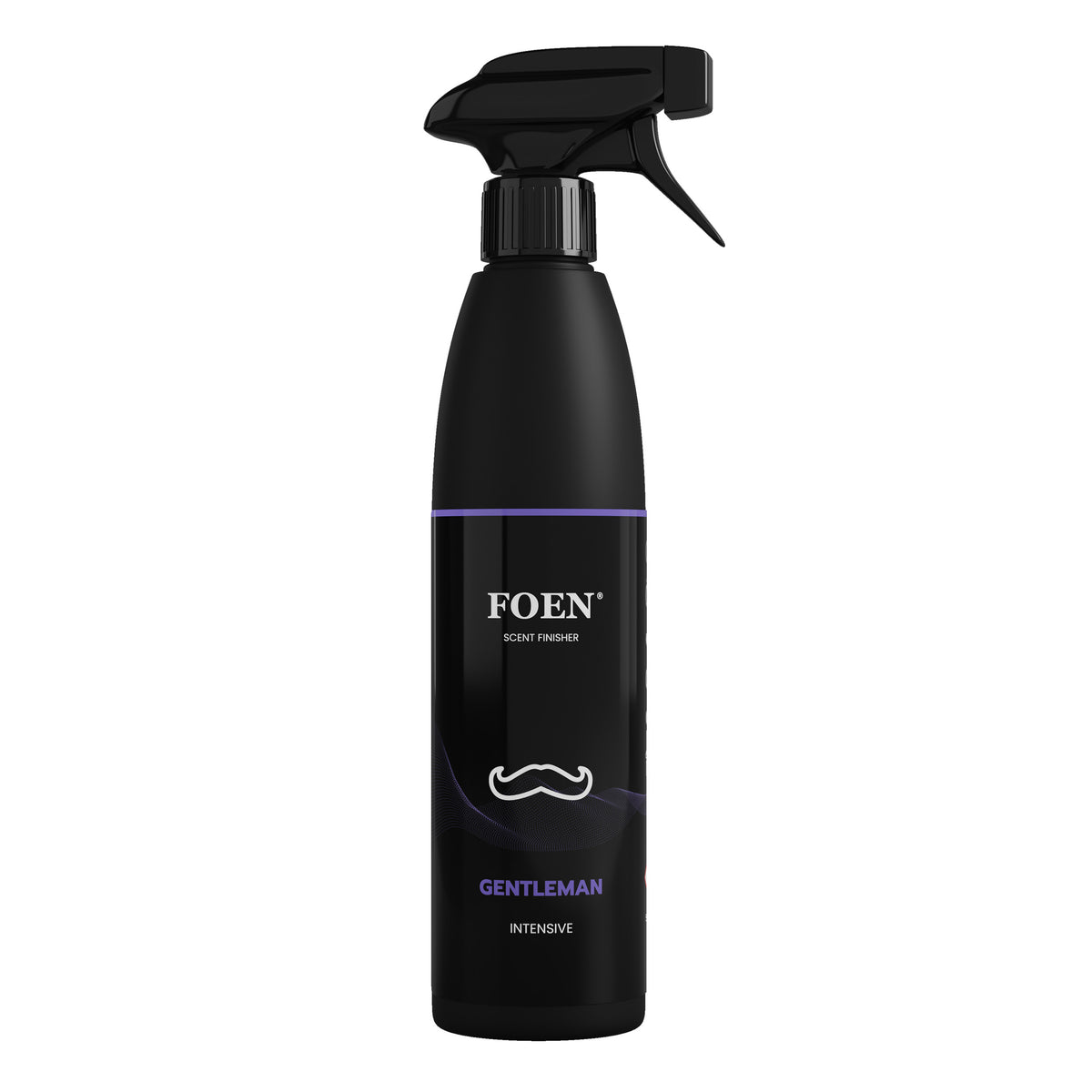 Bottiglia di FOEN Gentleman Profumo Spray, deodorante auto con fragranza raffinata e maschile, ideale per rinfrescare e profumare l'interno del veicolo.