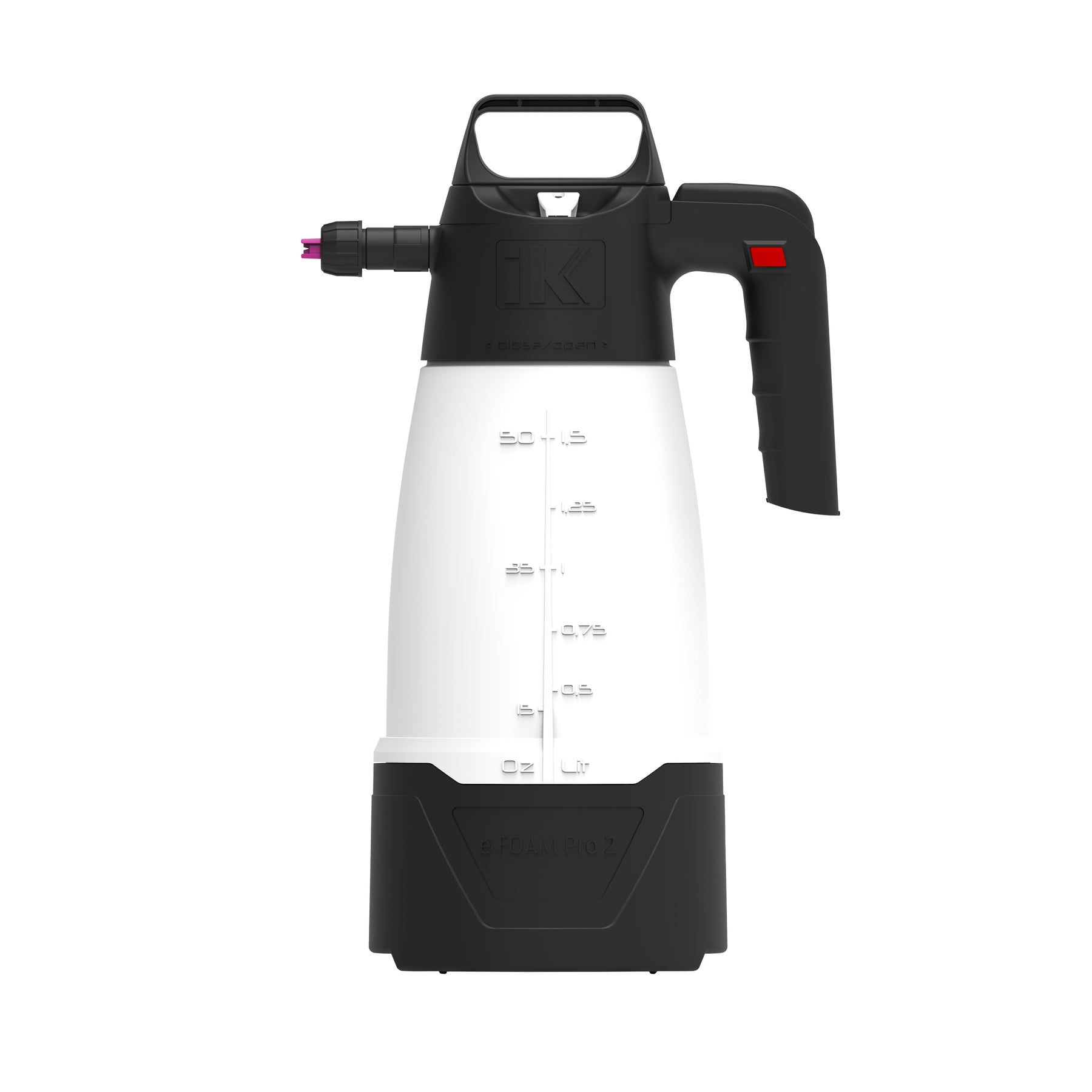IK Foam Pro 2 – nebulizzatore a batteria con impugnatura ergonomica, serbatoio graduato da 1,5L e ugello intercambiabile per schiuma professionale