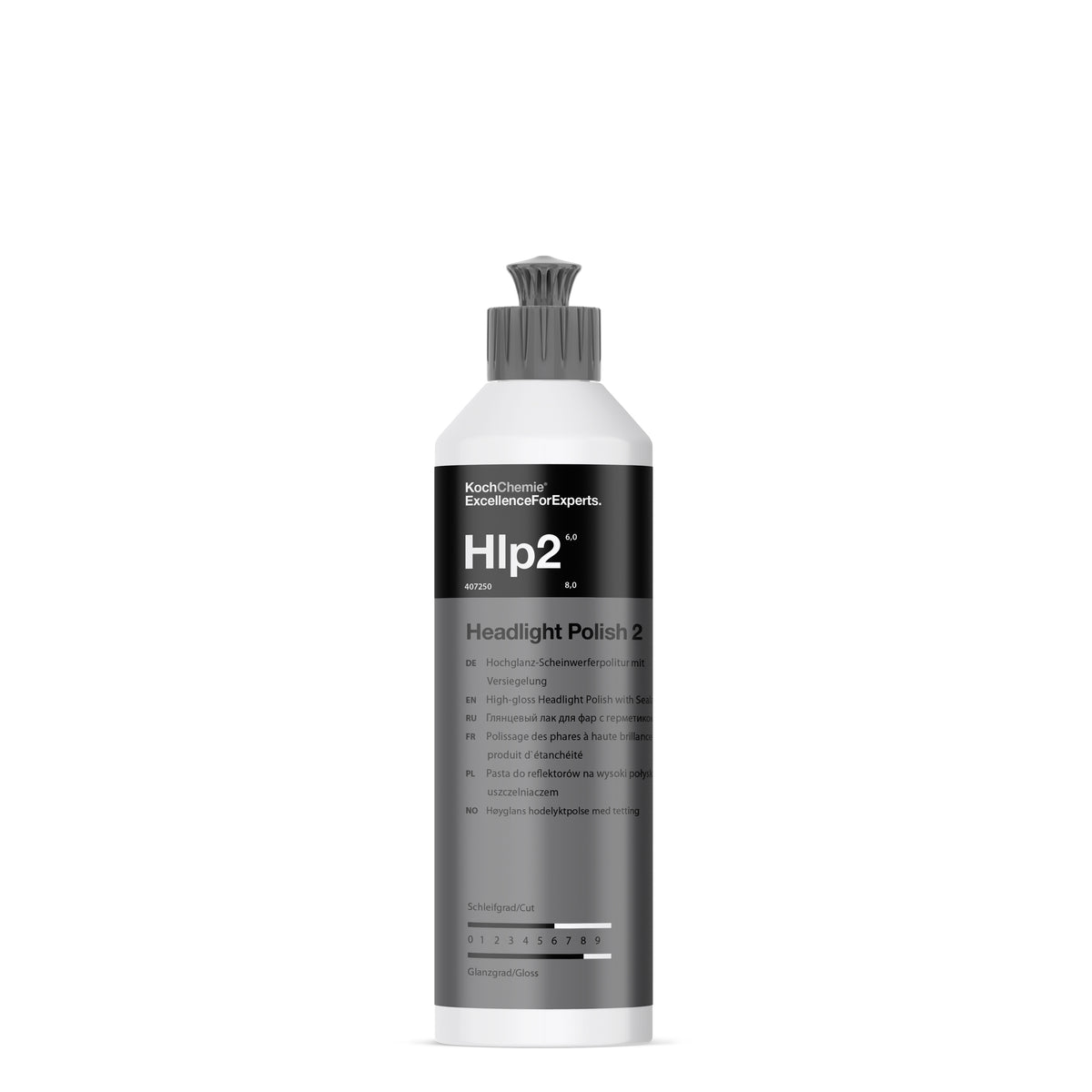 flacone Headlight Polish 2 Hlp2 Koch‑Chemie polish finale per fari auto in PMMA