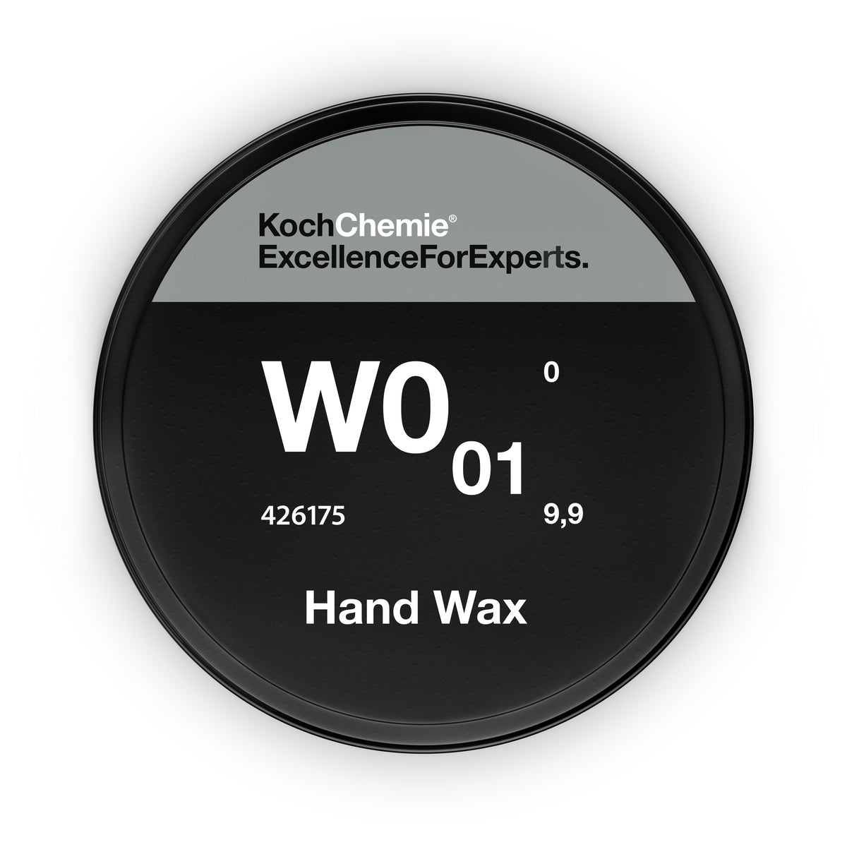 coperchio Hand Wax W0.01 Koch-Chemie con logo ExcellenceForExperts e design professionale