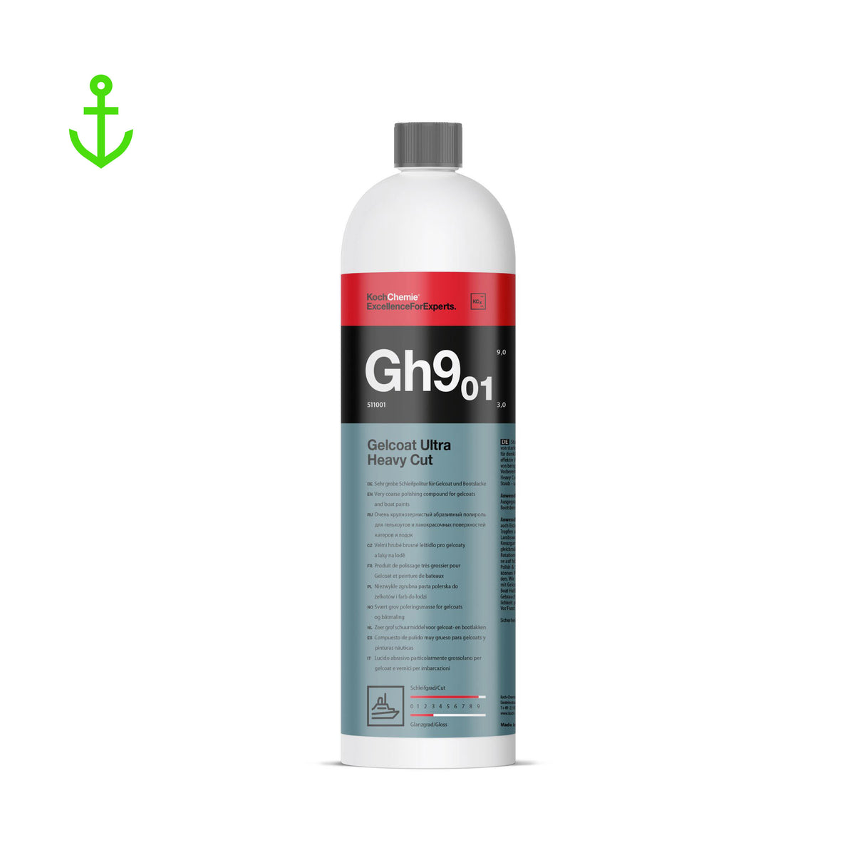 Koch-Chemie Marine Gh9.01 - Gelcoat Ultra Heavy Cut
