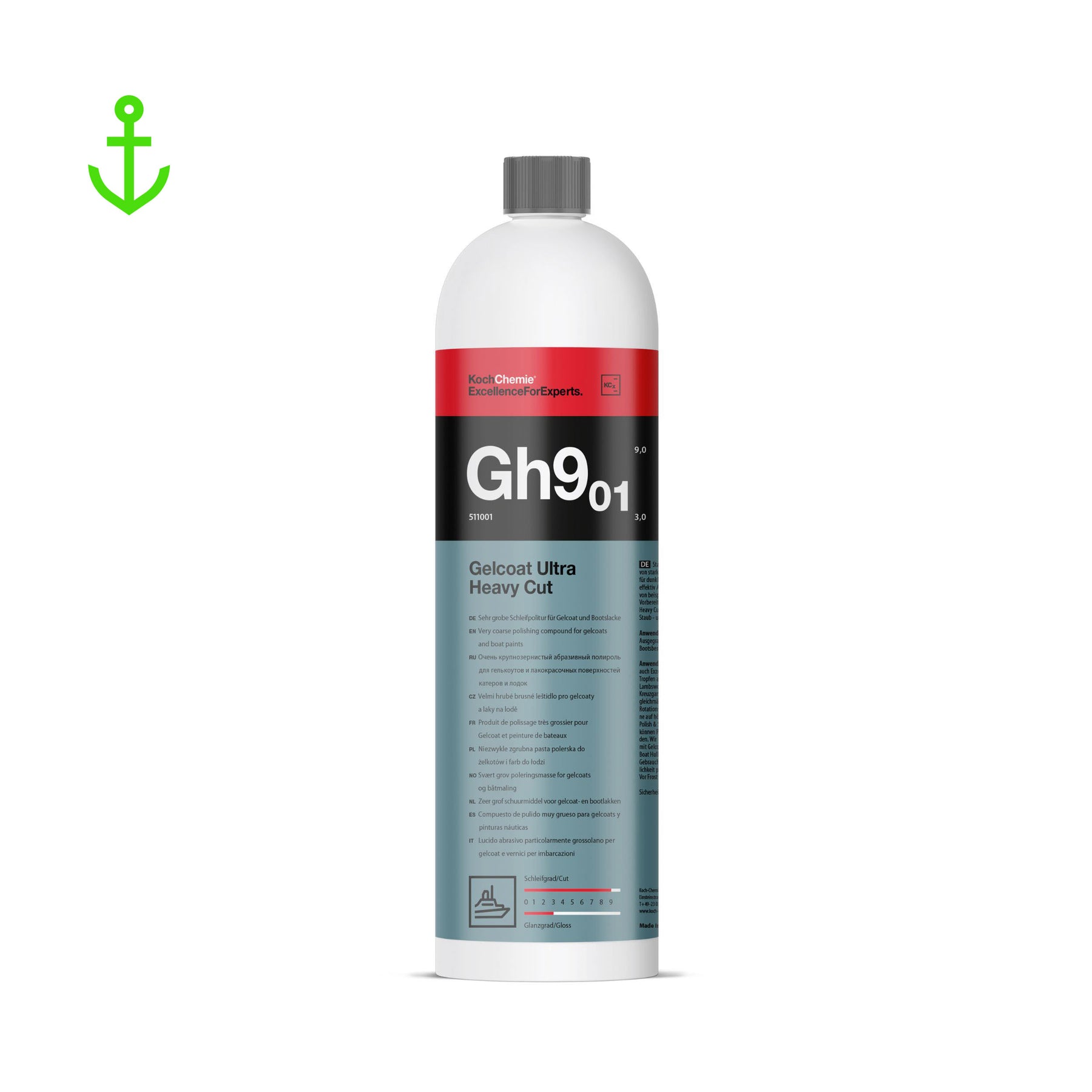 Koch-Chemie Marine Gh9.01 - Gelcoat Ultra Heavy Cut
