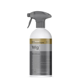 Spray sigillante KOCH-CHEMIE Wg WetGloss per superfici esterne auto, effetto lucido e idrofobico, facile da applicare.