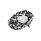 Koch-Chemie Brush Cover in microfibra nera e bianca, con chiusura regolabile