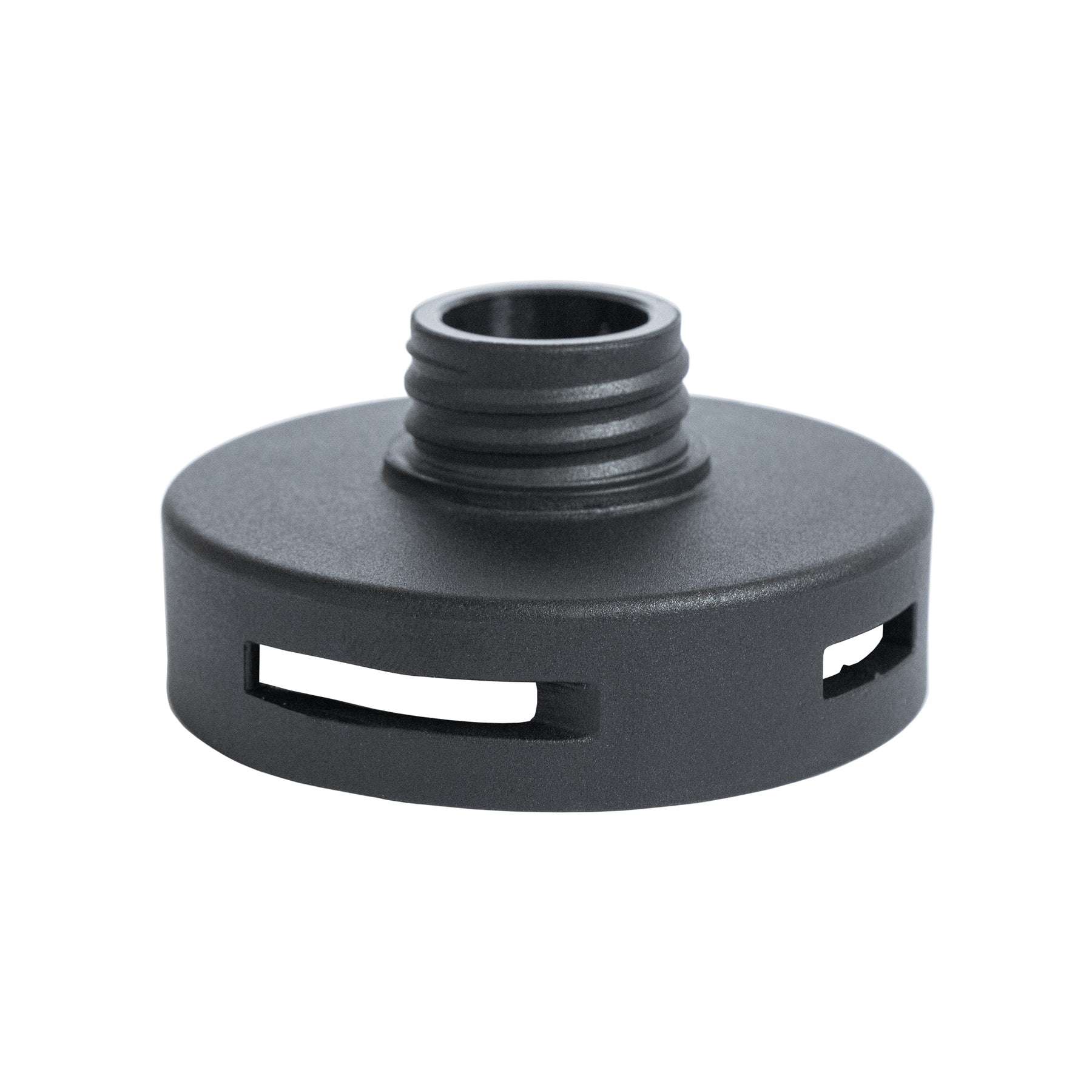 Raccordo MTM Hydro per PF22 nero, con filettatura e design resistente, ideale per connessioni sicure in operazioni di detailing