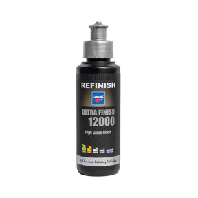 Bottiglia di CARTEC Ultra Finish 12000 per lucidatura auto, perfetta per una finitura ultra lucida e senza difetti.