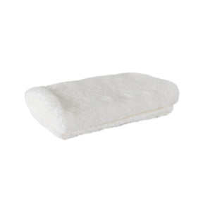 Panno in microfibra ultrasoft CARTEC double face bianco per rifinitura auto, ottimo per superfici delicate.