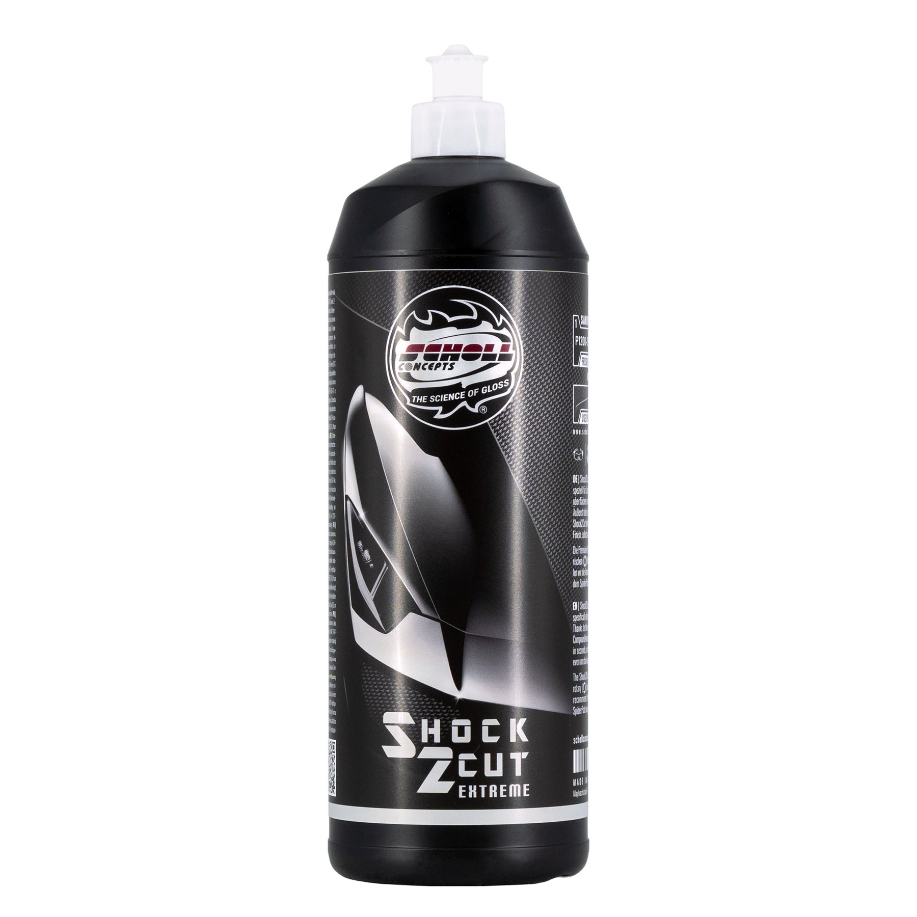 SCHOLL Concepts Shock2Cut Extreme compound abrasivo ad altissimo potere di taglio per lucidatura auto