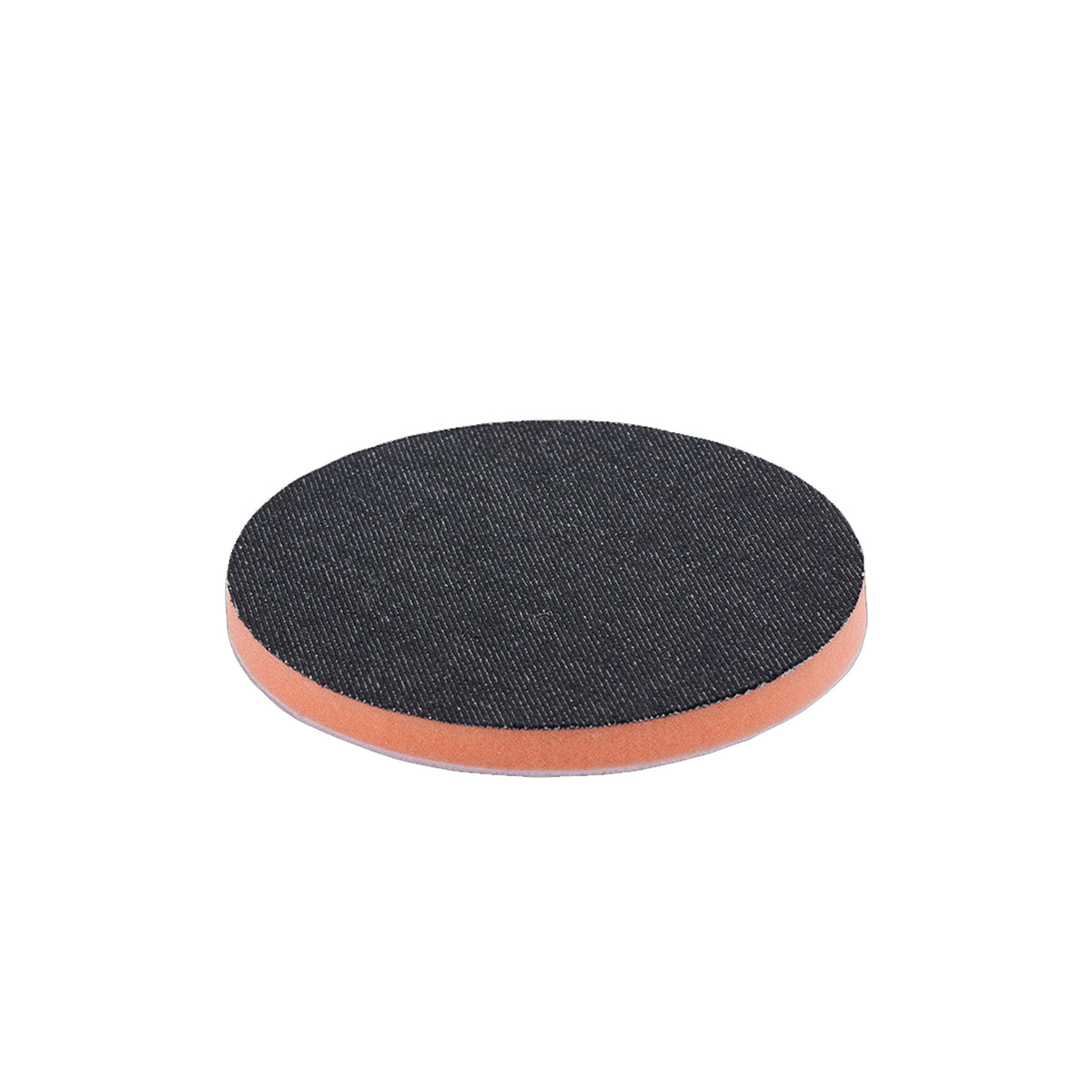 Tampone ShineMate Denim Pad grana 2000, con superficie nera abrasiva e base rosa, ideale per rimuovere imperfezioni dalla vernice automobilistica.