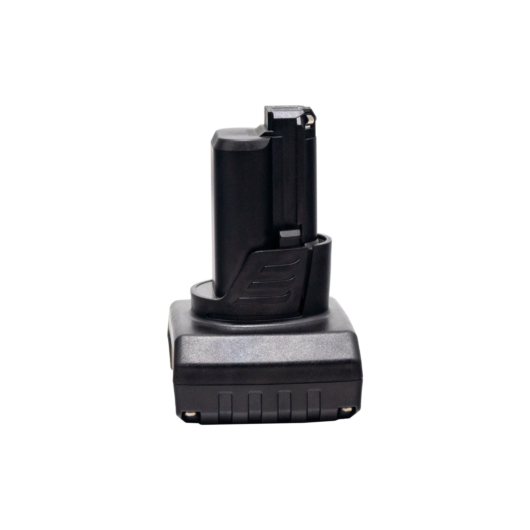 Vista posteriore della batteria ShineMate 5.0Ah 10.8V agli ioni di litio per lucidatrici cordless